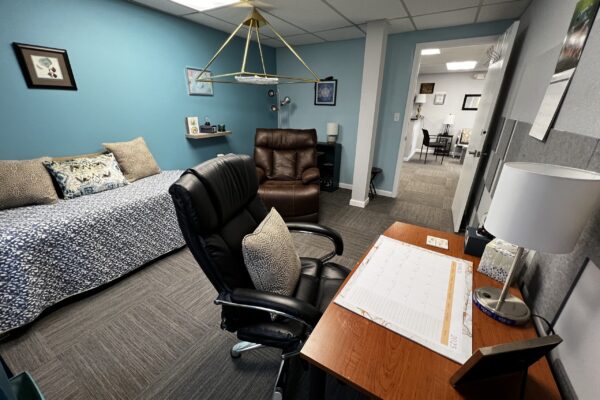 Back view of the Healing Office