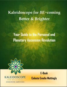 E-book cover with kaleidoscope design.